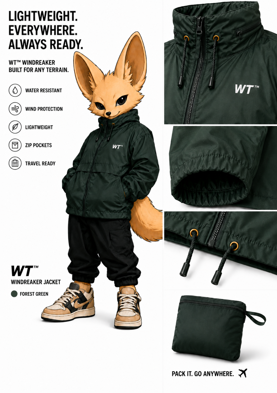 WILD TROPPA™ Lightweight Windbreaker